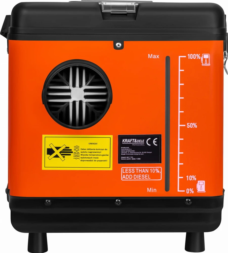 Kraft &amp; Dele Dyzelinis oro šildytuvas Kraft & Dele KD11784, 9kW 12/24/230V