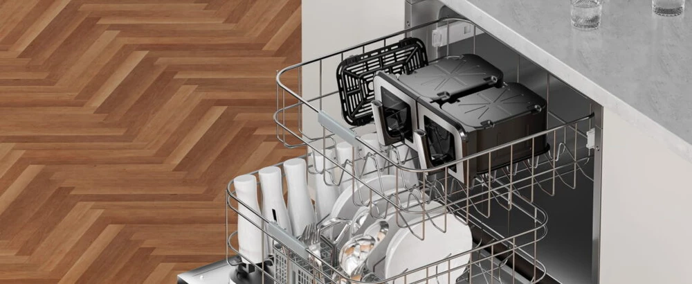 Kraftdele Kraft &amp; Dele Karšto oro gruzdintuvė be riebalų KD4179, 9 l 2500 W, du skyriai po 4,5 l + LCD ekranas, spalva: juoda