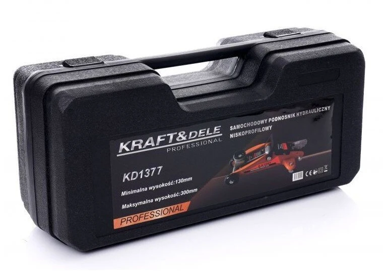 Kraftdele Kraft &amp; Dele Žemo profilio hidraulinis domkratas Kraft&amp;dele 2T