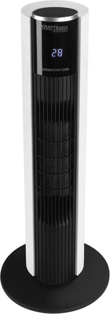 Kraftdele Kraft &amp; Dele 2000 W ventiliatorinis keraminis šildytuvas KD11788, su nuotolinio valdymo pultu, jutikliniu skydeliu ir LED ekranu, 20000 W