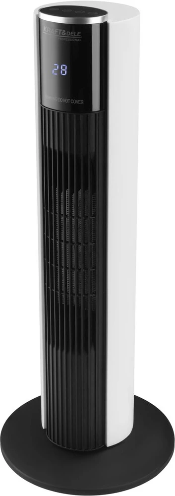 Kraftdele Kraft &amp; Dele 2000 W ventiliatorinis keraminis šildytuvas KD11788, su nuotolinio valdymo pultu, jutikliniu skydeliu ir LED ekranu, 20000 W