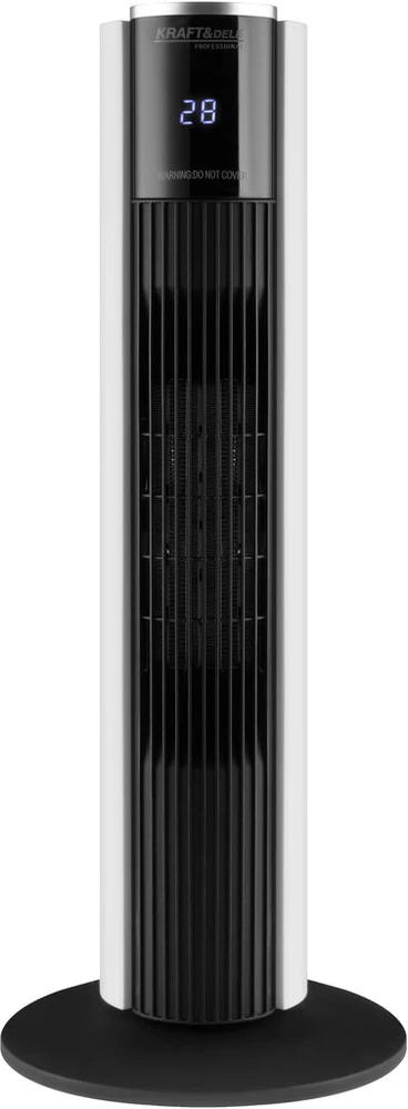 Kraftdele Kraft &amp; Dele 2000 W ventiliatorinis keraminis šildytuvas KD11788, su nuotolinio valdymo pultu, jutikliniu skydeliu ir LED ekranu, 20000 W