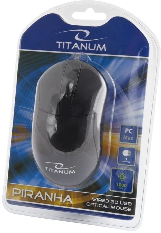 Titanum Laidinė pelė Esperanza TM107K, juoda