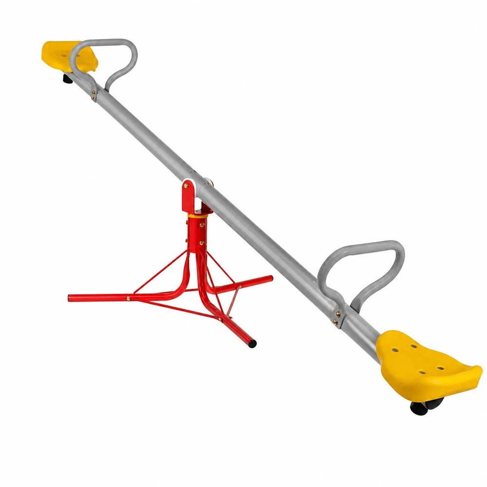 Lauko sodo sūpynės 2 viename, metalinės, 360° sukimasis, 75 kg apkrova