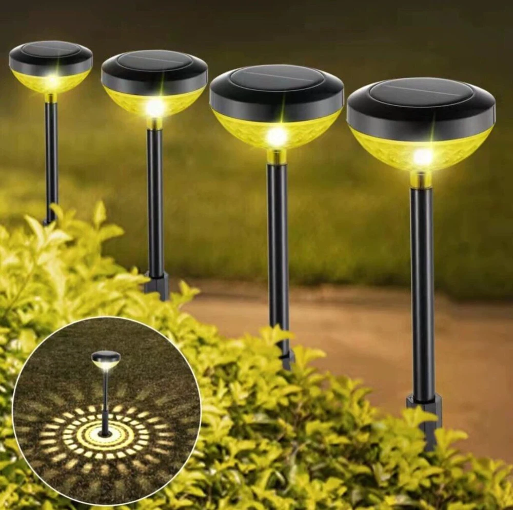 LED lauko šviestuvai su saulės baterijomis Nuodake NK-53186, 2 vnt.