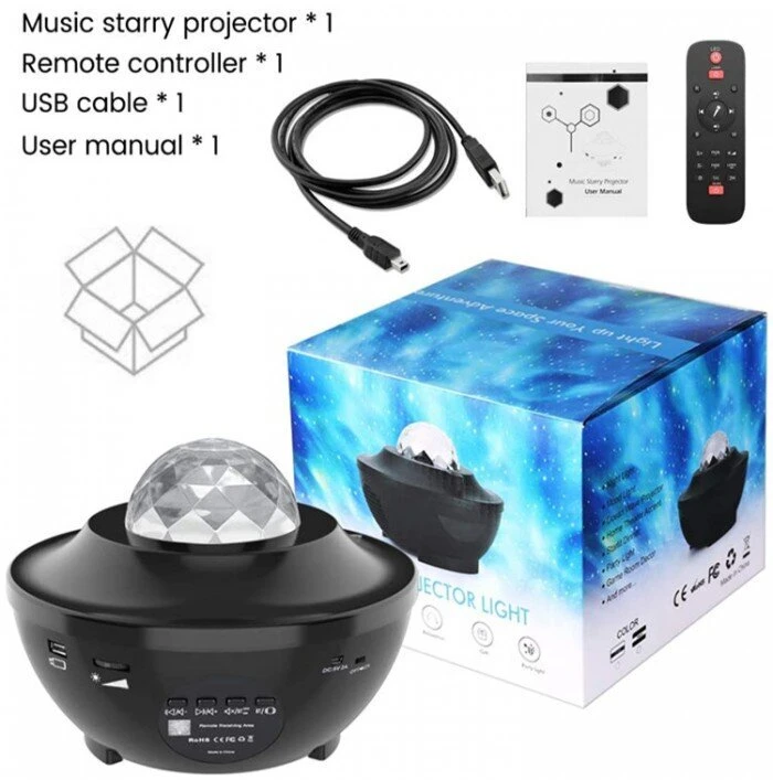 LED projektorius su muzika