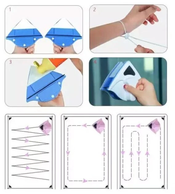 magnetinis langų valymo prietaisas