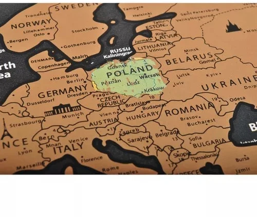 Malatec Nutrinamas pasaulio žemėlapis su priedais