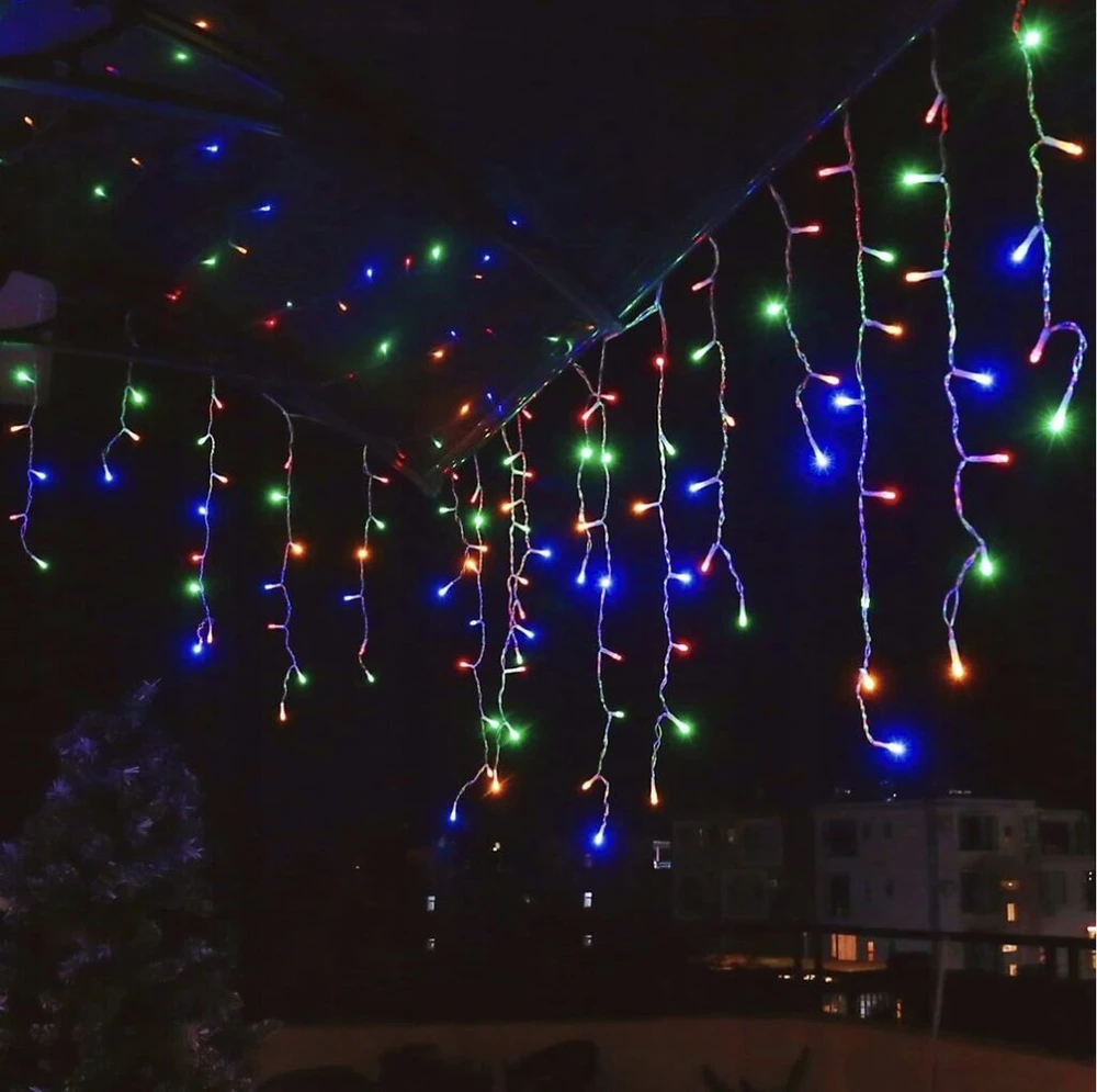 marga 500LED girlianda, 25 metrų ilgio su baltu laidu flash