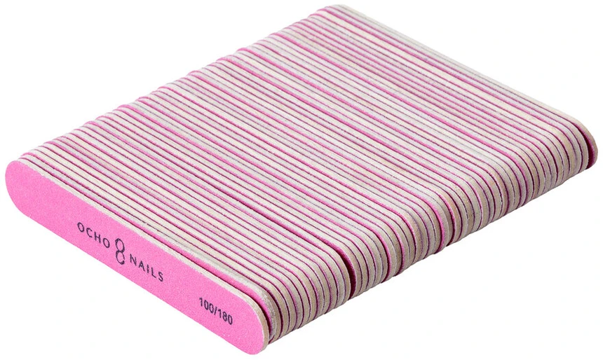 Mini nagų dildės OCHO Nails 100/180, 50 vnt.