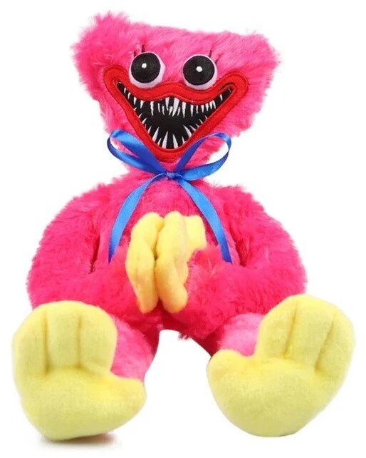 Minkštas pliušinis žaislas - monstriukas "Huggy Wuggy Kissy Missy", rožinis, 42cm