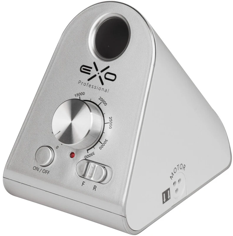 Nagų frezos EXO Silent SX7 ir manikiūro dulkių surinktuvo MOMO P30 rinkinys