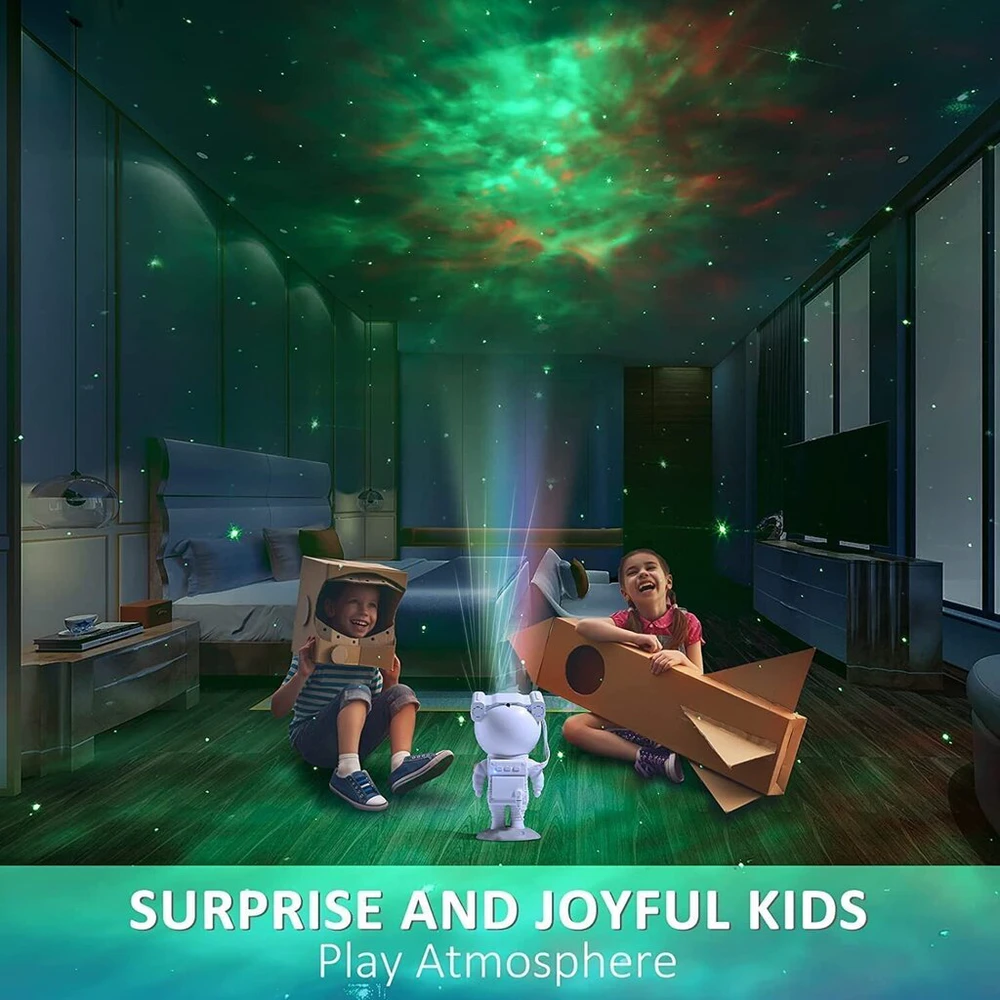 iLike Astronautas baltas žvaigždžių projektorius LED Disco