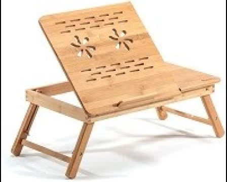 Nešiojamojo kompiuterio staliukas rudas