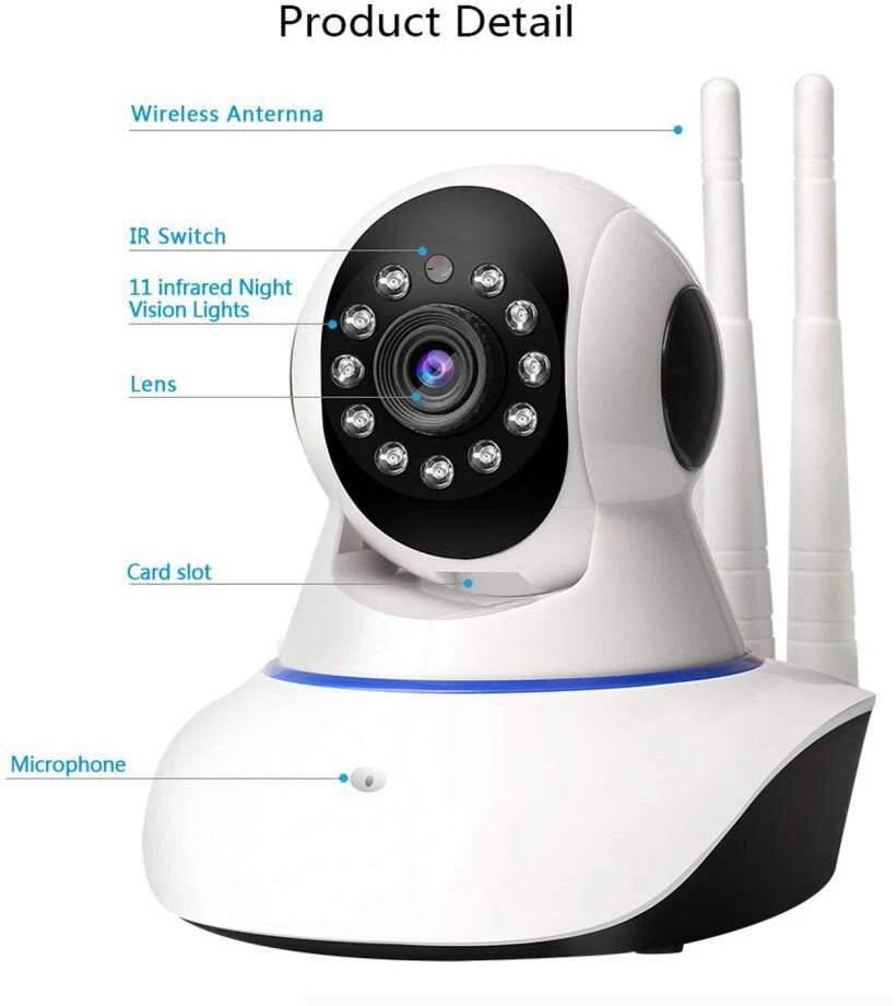 Kūdikių stebėjimo kamera su WI-FI ir dvipusiu ryšiu V380 Pro