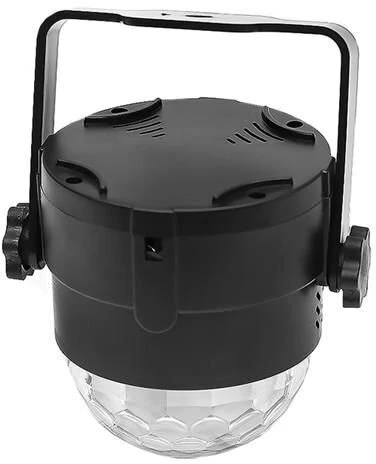 Disco kamuolys LED RGB 7 režimai + nuotolinio valdymo pultas 360° 7056