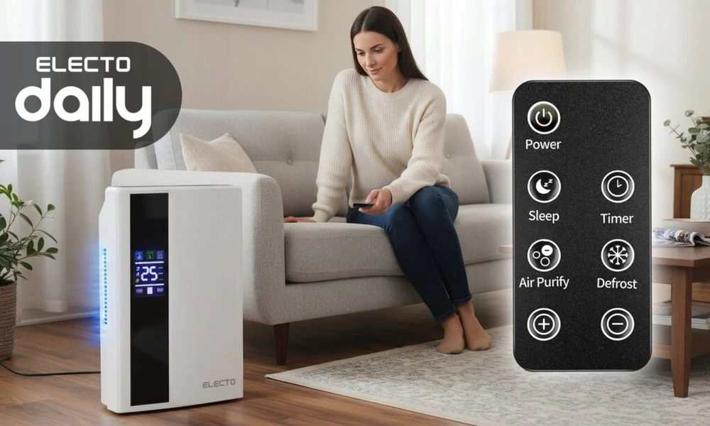 Oro sausintuvas Electo Dehumidifier, spalva: balta