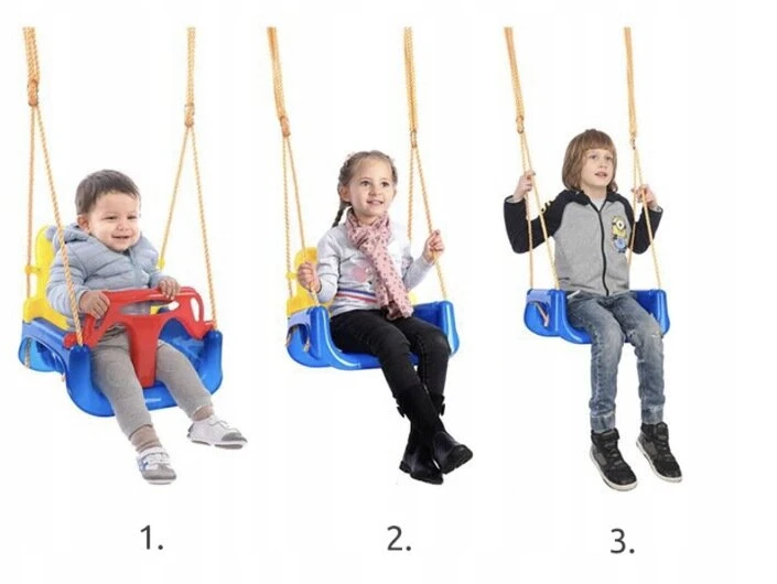 Pakabinamos vaikiškos sūpynės 3 in 1 Kruzzel