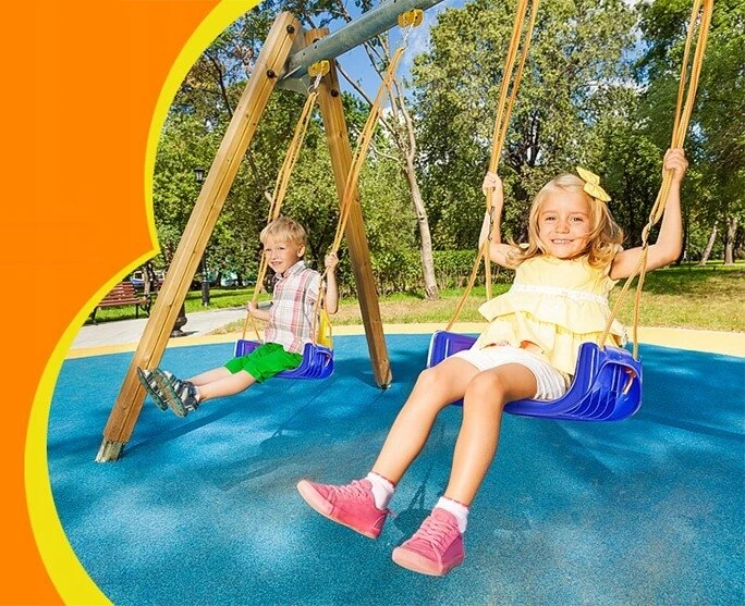 Pakabinamos vaikiškos sūpynės 3 in 1 Kruzzel