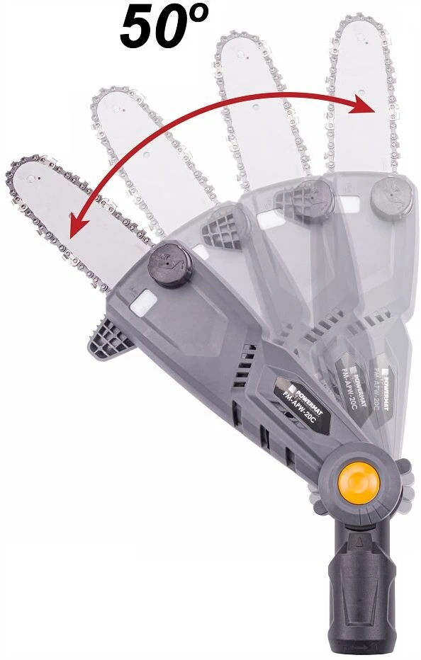 Akumuliatorinis šakų genėtuvas PowerMat PM-APW-20C 240cm