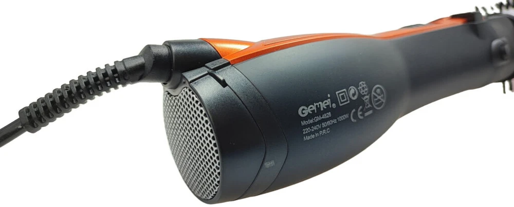 Plaukų formavimo šukos Gemei GM-4828, spalva: juoda