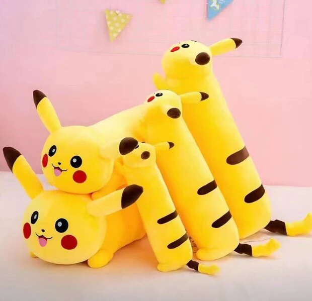 Pliušinė pagalvėlė - žaislas Pokemon Pikachu, 70 cm