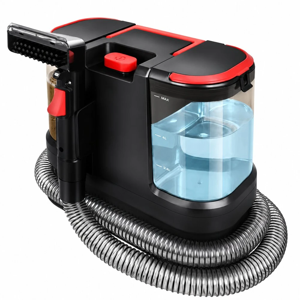 Plovimo dulkių siurblys VacTrim 800 W, 17000 Pa siurbimo galia, spalva: juoda