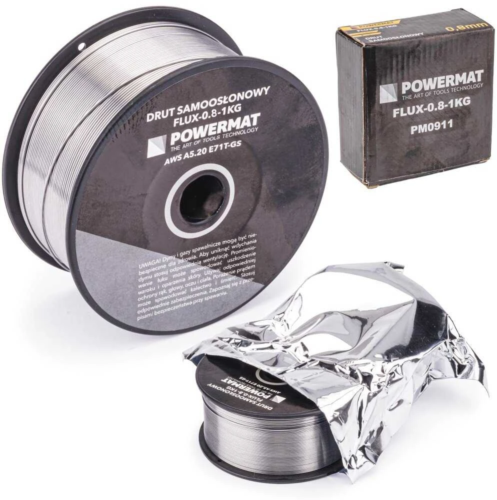 Powermat Suvirinimo viela 0,8mm, 1kg, savisaugė,