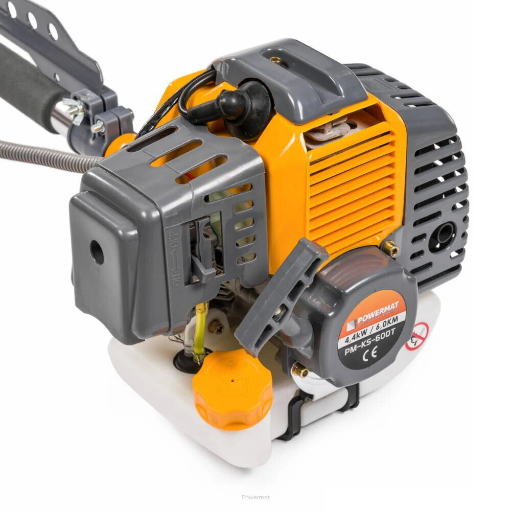 Powermat Benzininė krūmapjovė PM-KS-600T 6KM + priedų rinkinys, 4,4kW