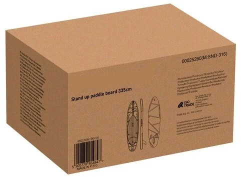 Pripučiama irklentė Sup 335 x 84 x 15 cm
