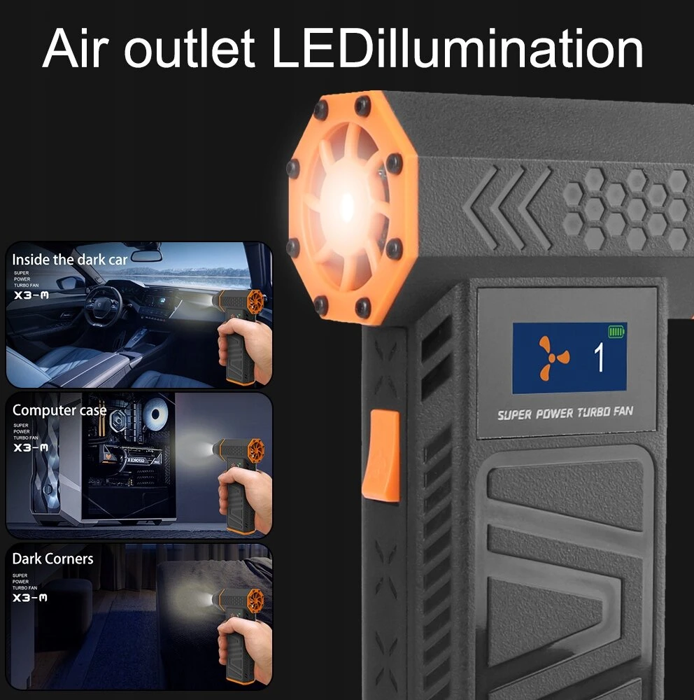 Akumuliatorinis pūstuvas-džiovintuvas Turbo Jet Fan