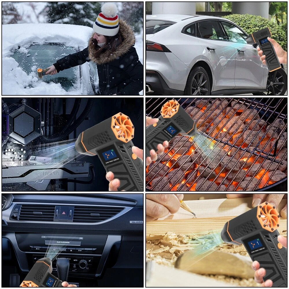 Akumuliatorinis pūstuvas-džiovintuvas Turbo Jet Fan