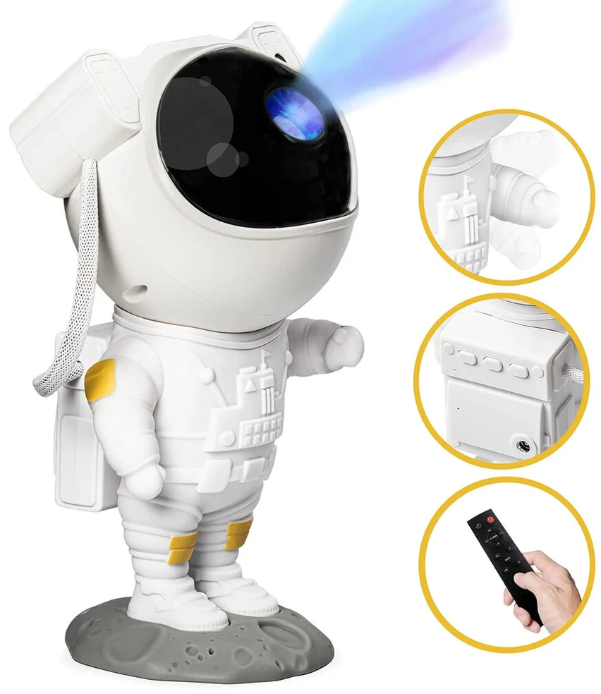 Projektorius Astronautas, baltas Jumi