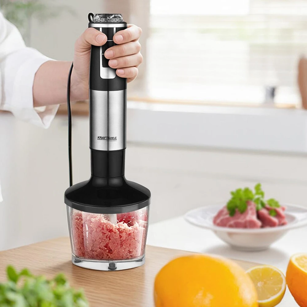 Kraft &amp;Dele Elektrinis plaktuvas/blenderis su priedais KRAFT&DELE KD4110