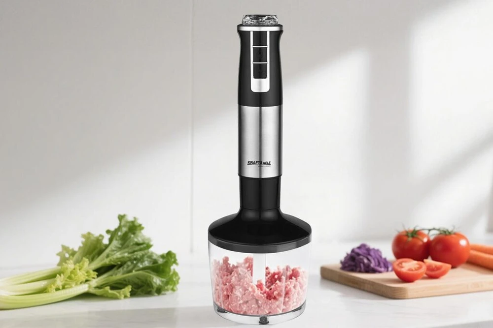 Kraft &amp;Dele Elektrinis plaktuvas/blenderis su priedais KRAFT&DELE KD4110