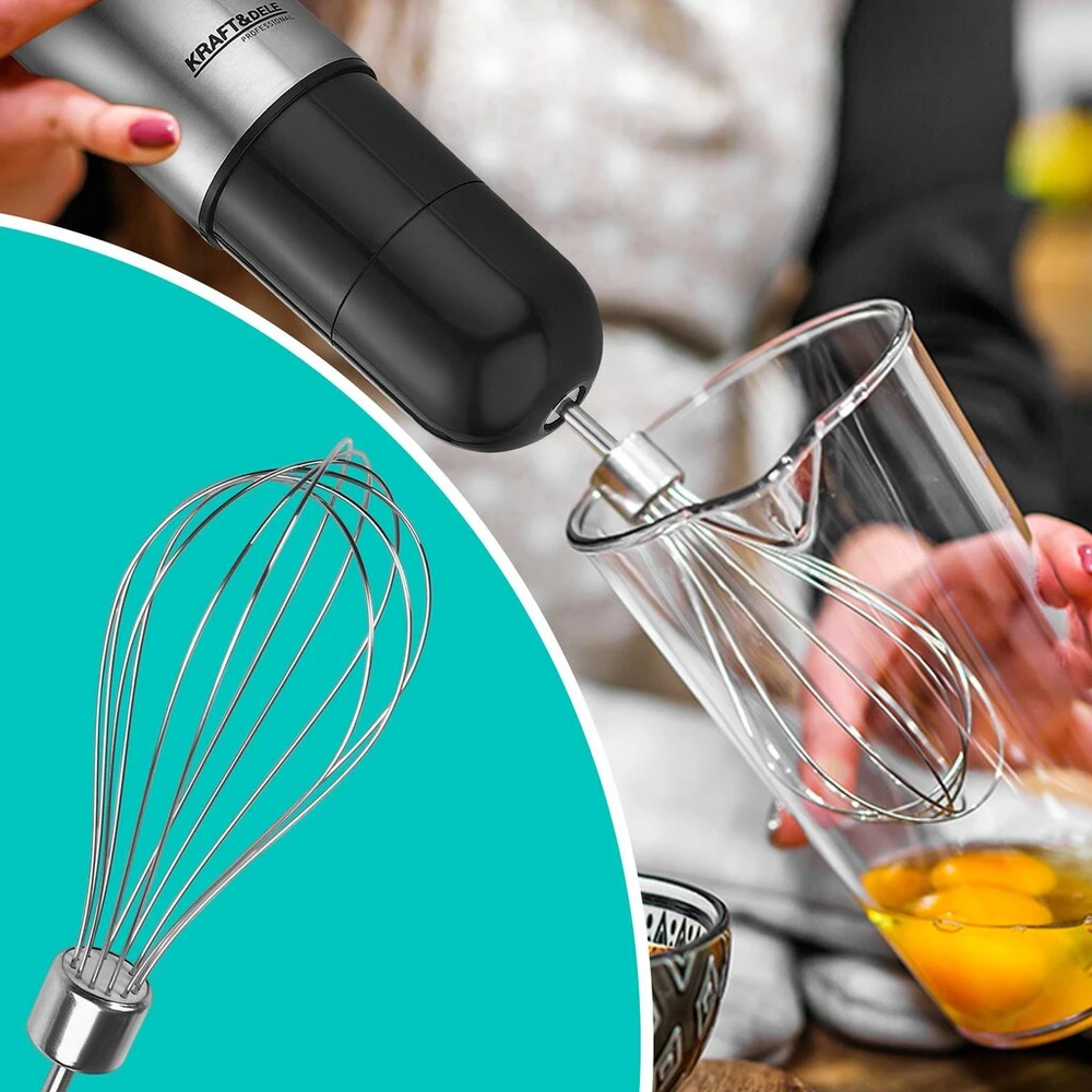 Kraft &amp;Dele Elektrinis plaktuvas/blenderis su priedais KRAFT&DELE KD4110
