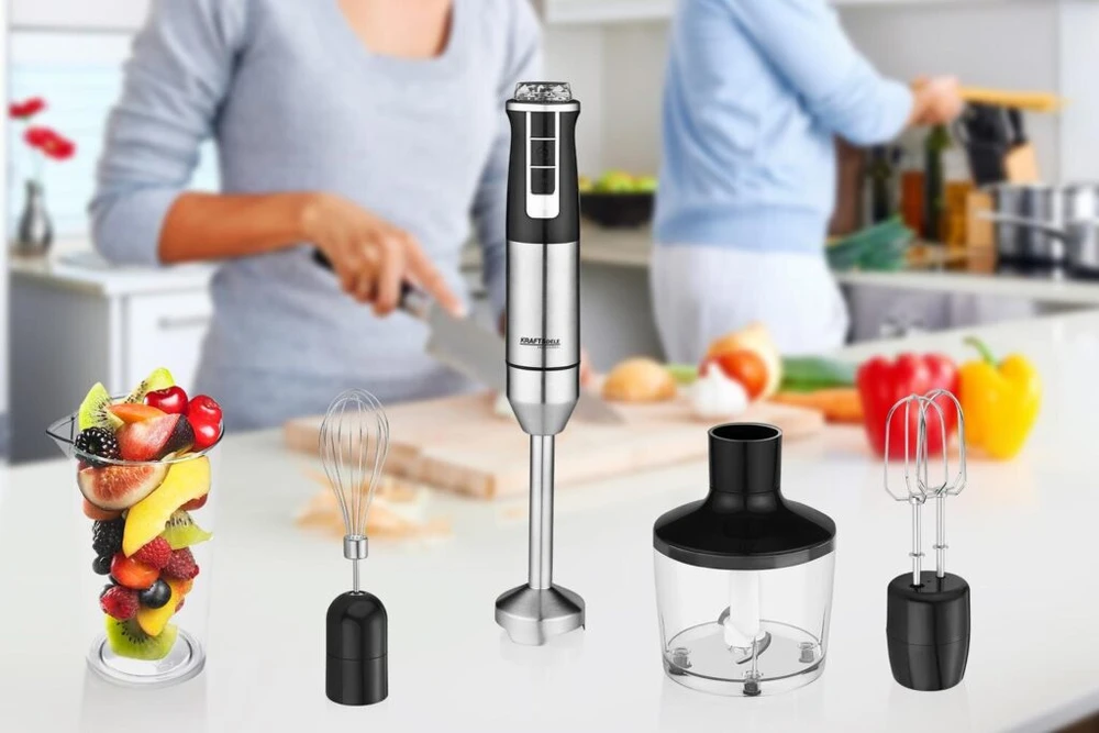 Kraft &amp;Dele Elektrinis plaktuvas/blenderis su priedais KRAFT&DELE KD4110