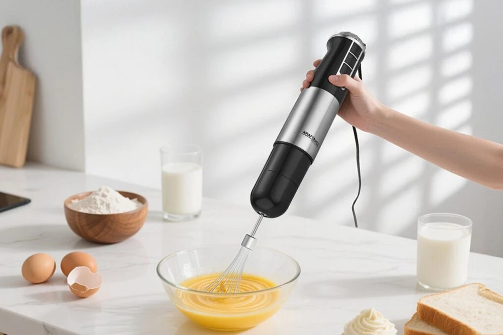 Kraft &amp;Dele Elektrinis plaktuvas/blenderis su priedais KRAFT&DELE KD4110