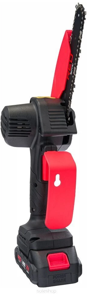 Grandininis pjūklas Red Technic Raudona Technic Akumuliatorinis grandininis mini pjūklas Raudona Technic RTMPA0064