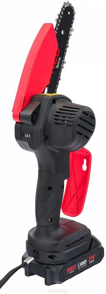 Grandininis pjūklas Red Technic Raudona Technic Akumuliatorinis grandininis mini pjūklas Raudona Technic RTMPA0064