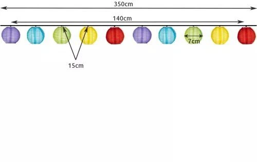Saulės girlianda, 10 LED, 3 m