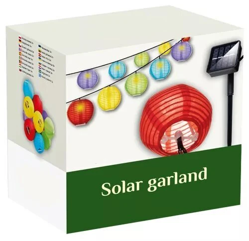 Saulės girlianda, 10 LED, 3 m