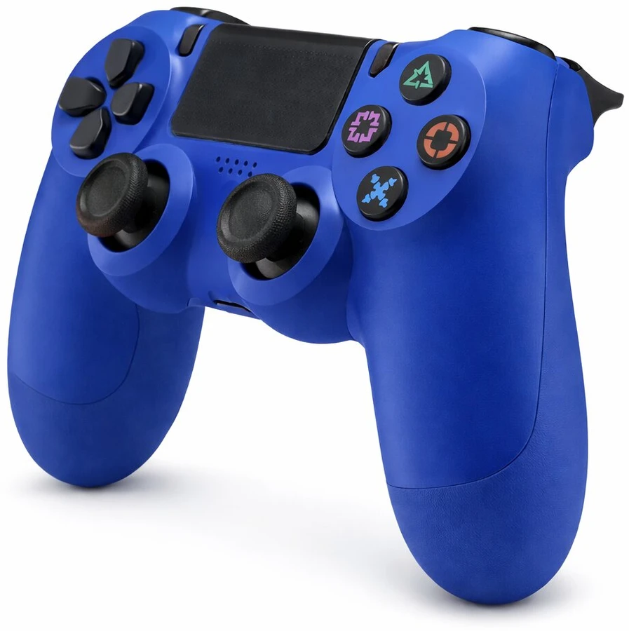 Žaidimų pultelis Belaidis žaidimų pultelis DS4 W ProGrip Mėlyna – tinka PS4, PC, Android ir iOS, spalva: mėlyna