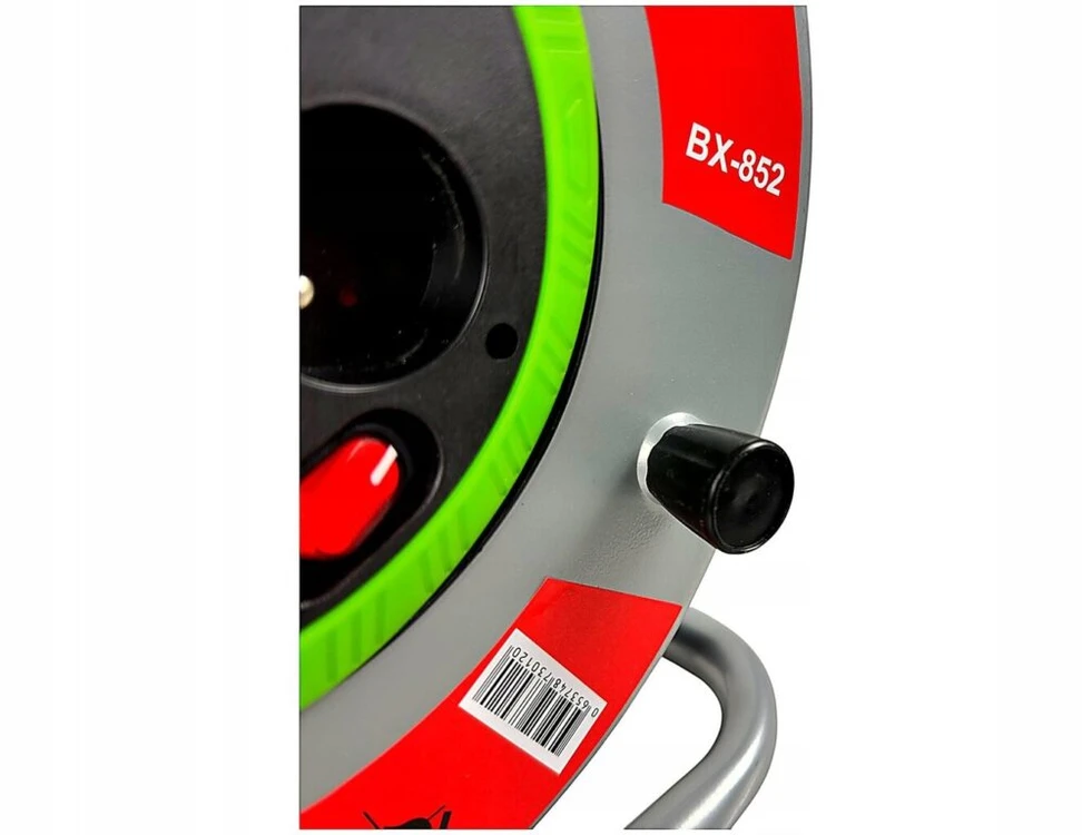 Boxer prailgintuvas su metaline rite 50 m, IP44, 3x2,5 mm², juodas, spalva: pilka