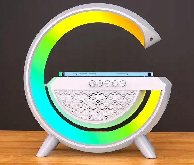 Bluetooth kolonėlė, Išmanioji kolonėlė 3in1 SM-2301, spalva: balta