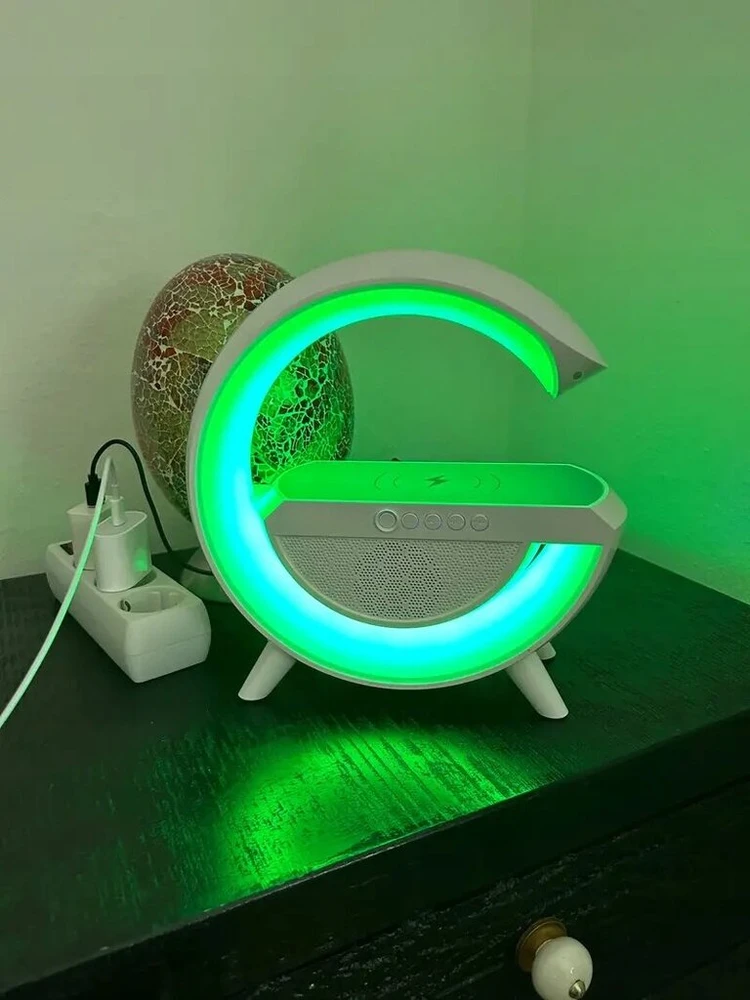 Bluetooth kolonėlė, Išmanioji kolonėlė 3in1 SM-2301, spalva: balta