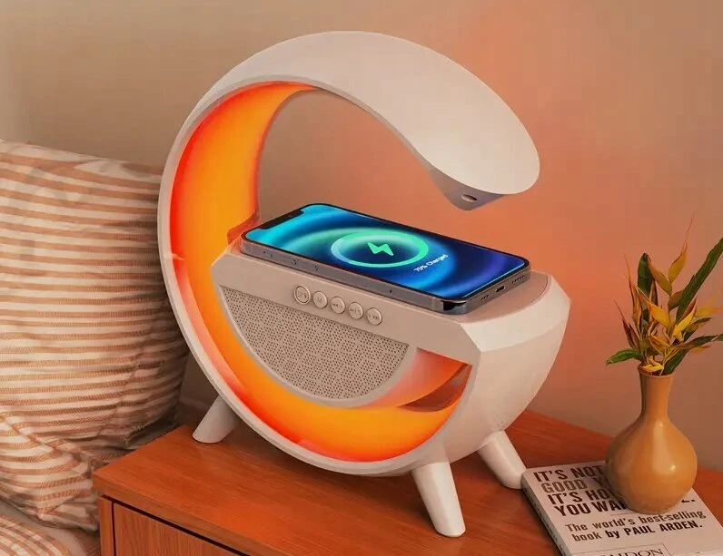 Bluetooth kolonėlė, Išmanioji kolonėlė 3in1 SM-2301, spalva: balta