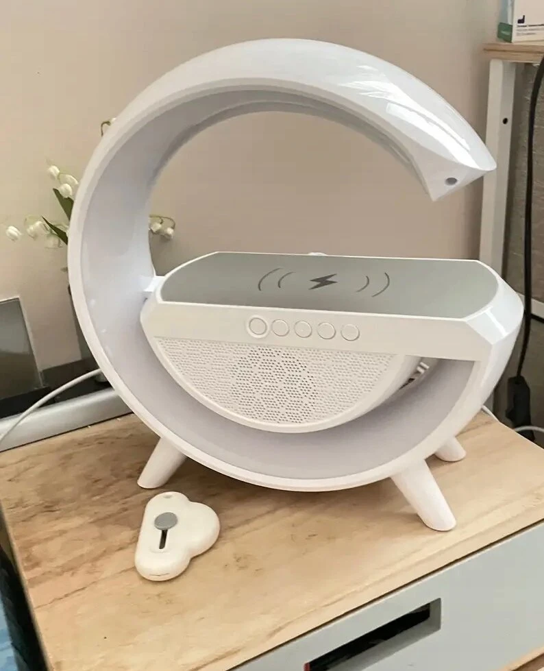 Bluetooth kolonėlė, Išmanioji kolonėlė 3in1 SM-2301, spalva: balta