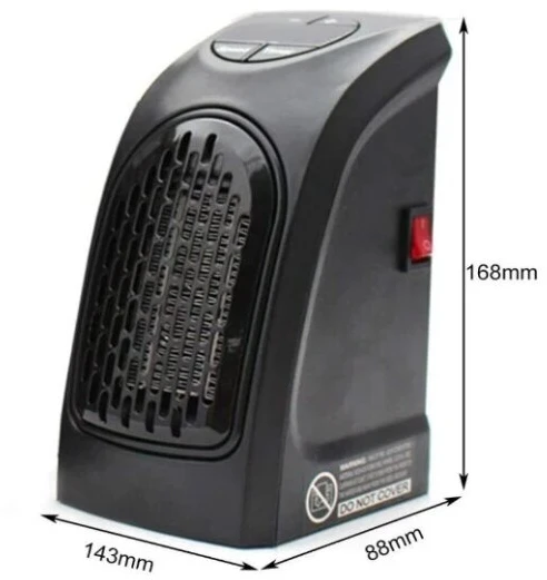 Elektrinis sieninis šildytuvas, 400 W