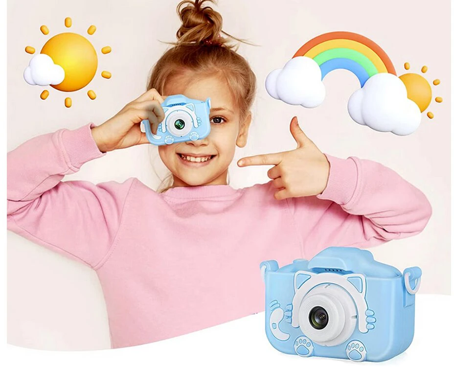 Skaitmeninis fotoaparatas Vaikiškas skaitmeninis fotoaparatas
